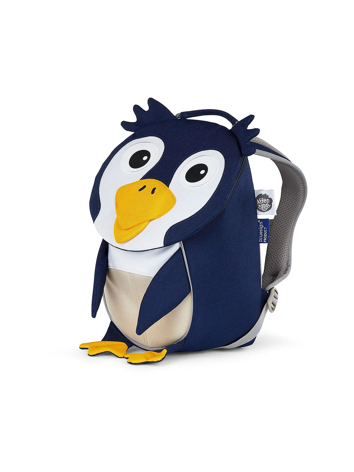 AFFENZAHN | Kinder Rucksack  Kleine Freunde - Oliver Octopus | dunkelblau
